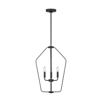Kennan Four Light Chandelier in Midnight Black (1|GLC1264MBK)
