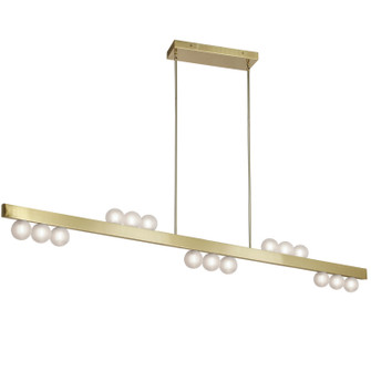 Raleigh 15 Light Pendant in Aged Brass (216|RAL-7215HP-AGB)