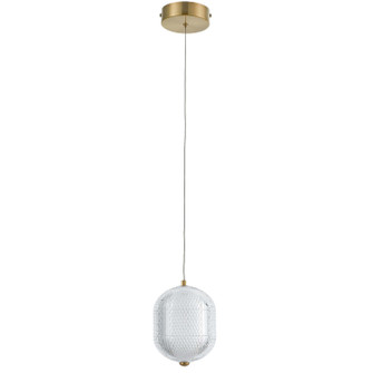 Peri LED Pendant in Clear (216|PRI-67LEDP-AGB)