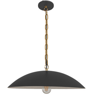 Ofelia One Light Pendant in Matte Black (216|OFE-191P-MB-AGB)