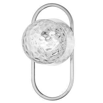 Burlat One Light Wall Sconce in White (216|BUR-121W-PC-CLR)