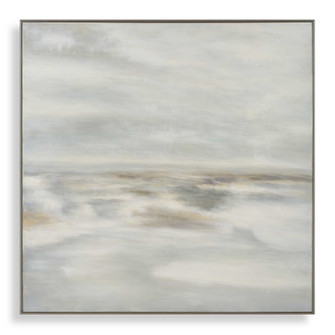 Furthest Thing Abstract Art in Gray-washed Wooden (52|32450)