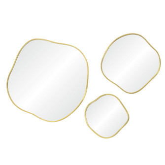 Nucleus Mirror in Satin Brass (443|MT2549)