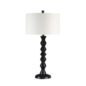 Tulum One Light Table Lamp in Matte Black Wash (443|LPT1358)