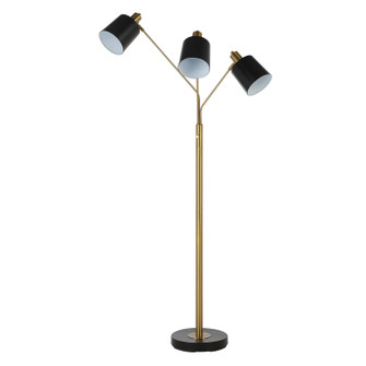 Meander Three Light Floor Lamp in Brass (443|LPF3169)