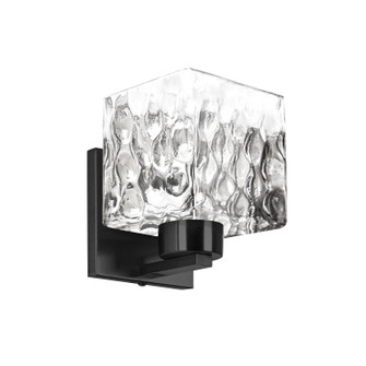 Veda One Light Wall Sconce in Matte Black (216|VED-51W-MB-CLR)