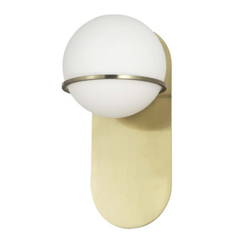 Sofia One Light Wall Sconce in Aged Brass (216|SOF-121W-AGB)