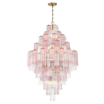 Addis 20 Light Chandelier in Aged Brass (60|ADD-319-AG-SP)
