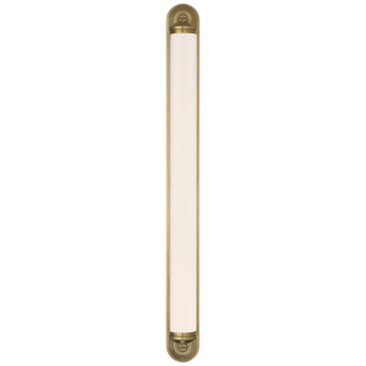 Belgrave LED Bath Light in Natural Brass (368|RL 2057NB-WG)