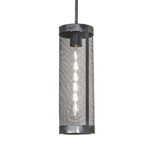 Cilindro Cage One Light Pendant in Old Wrought Iron (57|288058)