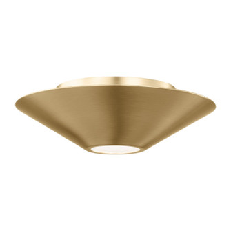 Echo LED Flush Mount and Sconce in Burnished Brass (454|KF1121BBS)
