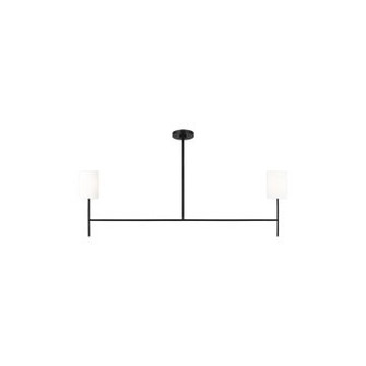 Key Two Light Linear Chandelier in Midnight Black (454|BC1012MBK)