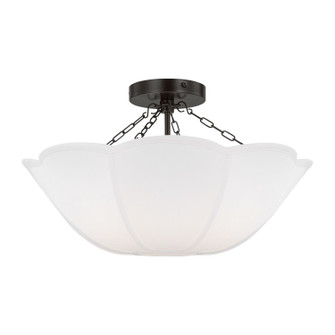 Stassi Two Light Semi Flush Mount in Aged Iron (454|AF1212AI)