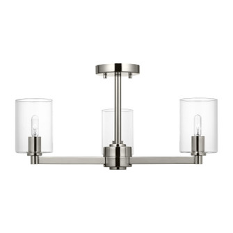 Fullton Three Light Semi-Flush Mount in Brushed Nickel (454|7764203C-962)