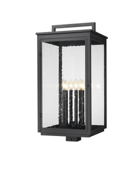 Hartwell Six Light Outdoor Post Mount in Sand Black (224|5019PHXXLS-BK)