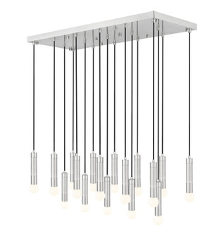 Stari 17 Light Linear Chandelier in Brushed Nickel (224|1956P-17L-BN)
