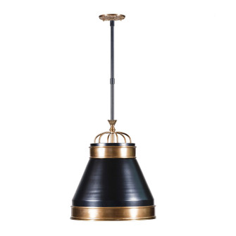 Savarin One Light Pendant in Heritage Black/Heritage Bronze (137|549P01MBLKBRZ)