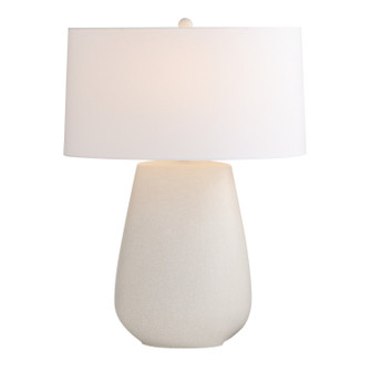 Deagan One Light Table Lamp in Matte Stained Ivory Crackle (314|PTC62-943)