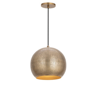 Aurelia One Light Mini Pendant in Weathered Brass (16|29131WBR)
