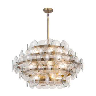 Loren 12 Light Chandelier in Weathered Brass (16|21825TCWBR)