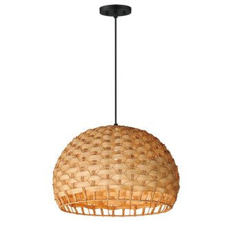 Tahiti One Light Pendant in Black (16|14413NABK)