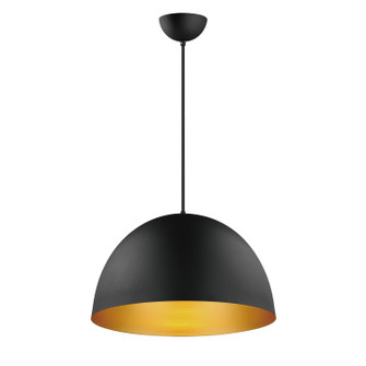 Tova One Light Pendant in Black / Gold (16|11486BKGLD)