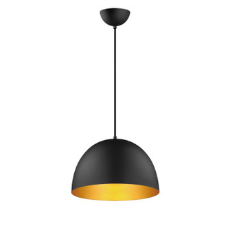 Tova One Light Pendant in Black / Gold (16|11484BKGLD)