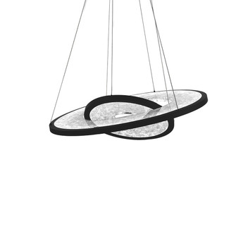 Jupiter LED Chandelier in Black (281|PD-75027-BK)