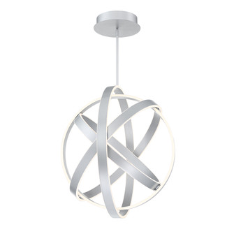 Kinetic LED Chandelier in Titanium (281|PD-61728-TT)