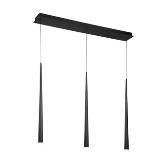 Cascade LED Pendant in Black (281|PD-41803L-BK)