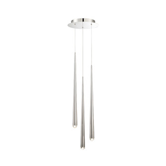 Cascade LED Pendant in Polished Nickel (281|PD-41703R-PN)