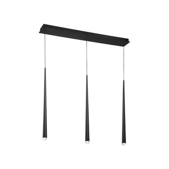 Cascade LED Pendant in Black (281|PD-41703L-BK)