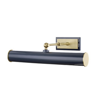 Holly Two Light Picture Light in Aged Brass/Navy (428|HL263202-AGB/NVY)