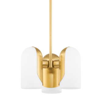 Mabel Three Light Pendant in Aged Brass (428|H550703-AGB)