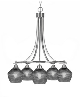 Paramount Five Light Chandelier in Brushed Nickel (200|3415-BN-4622)