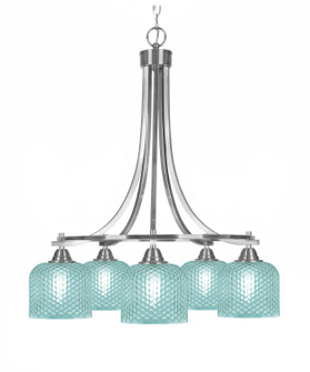 Paramount Five Light Chandelier in Brushed Nickel (200|3415-BN-4615)