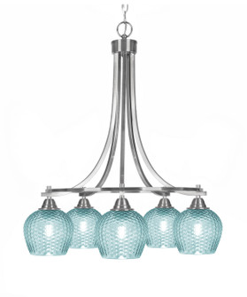 Paramount Five Light Chandelier in Brushed Nickel (200|3415-BN-4605)