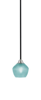 Paramount One Light Mini Pendant in Matte Black & Brushed Nickel (200|3401-MBBN-4625)