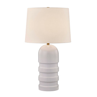 Wehunt One Light Table Lamp in White (51|11-CD15-WH)