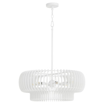 Harrelson Six Light Pendant in Studio White (19|8905-6-8)