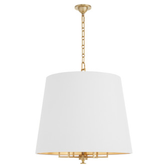 Karnes Six Light Pendant in Aged Brass (19|8562-6-80)