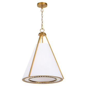 Gorham Three Light Pendant in Brushed Brass (19|8382-3-47)