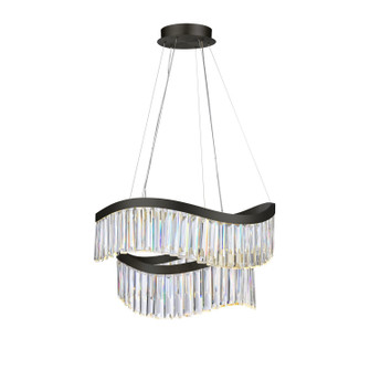 Jules LED Chandelier in Black (78|AC12201BK)