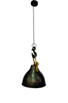 Maturin One Light Ceiling Fixture in Antique Zinc (443|LPC149)