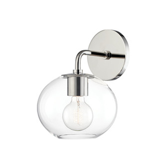 Margot One Light Wall Sconce in Polished Nickel (428|H270101-PN)