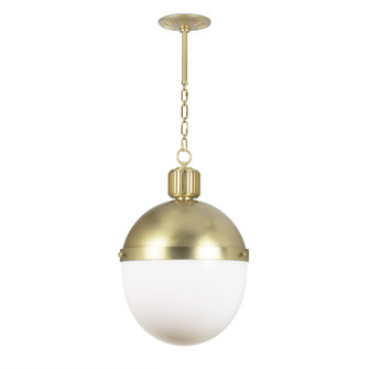Otis One Light Pendant in Natural Brass (400|16-1119NB)