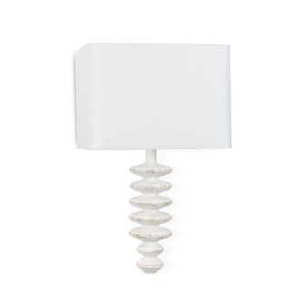 Fishbone One Light Wall Sconce in White (400|15-1051WT)