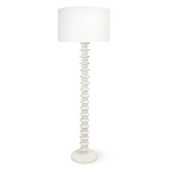 Fishbone One Light Floor Lamp in White (400|14-1020WT)