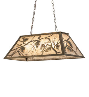 Whispering Pines Six Light Pendant in Antique Copper (57|72549)