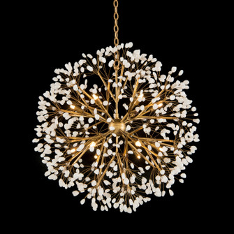 12 Light Chandelier in Leaf, Gold (145|AJC-9082)